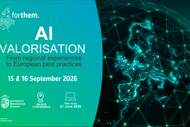 AI Valorisation : from regional experiences to European best practices