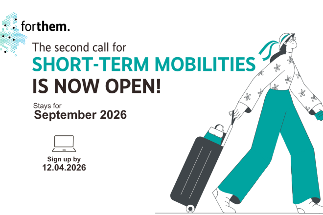 Forthem: The second call for SHORT TERM-MOBILITIES IS NOW OPEN!